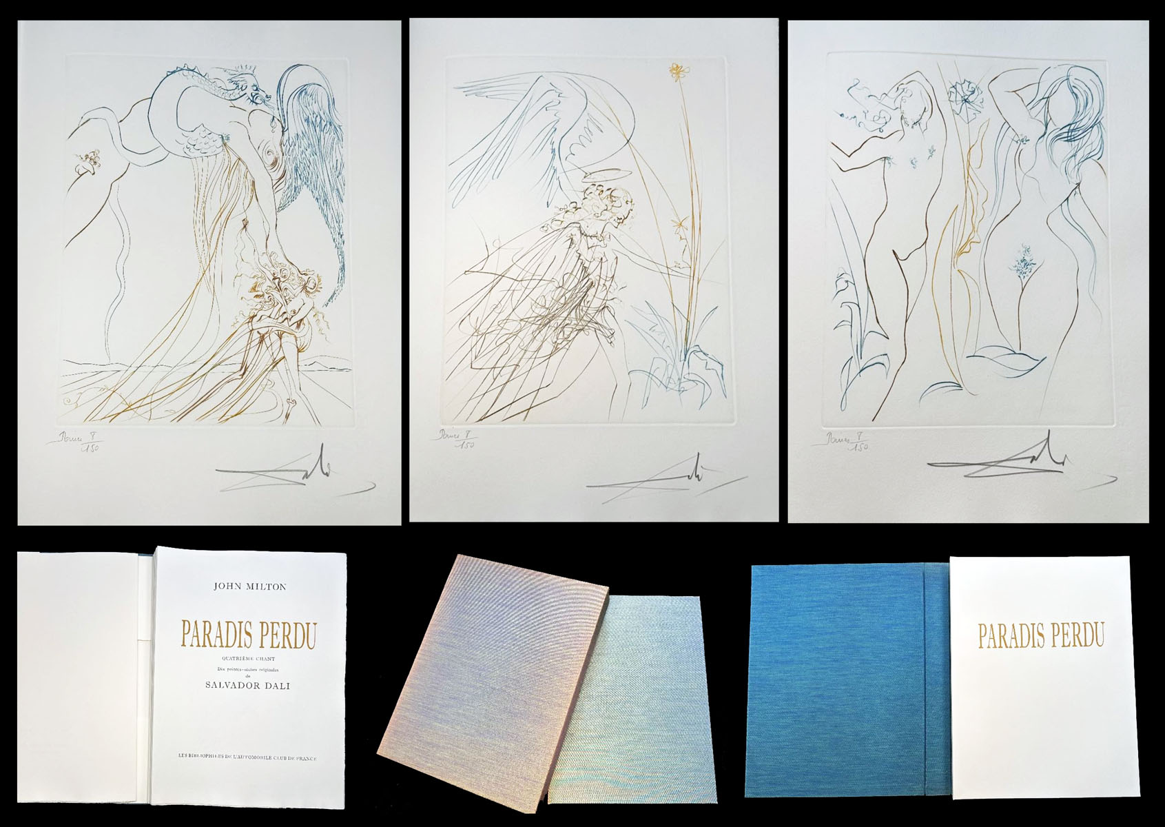 Image for Paradis Perdu. 1974. With 10 drypoints by Salvador Dali. Paradis Perdu. 1974. With 10 drypoints by Salvador Dali.